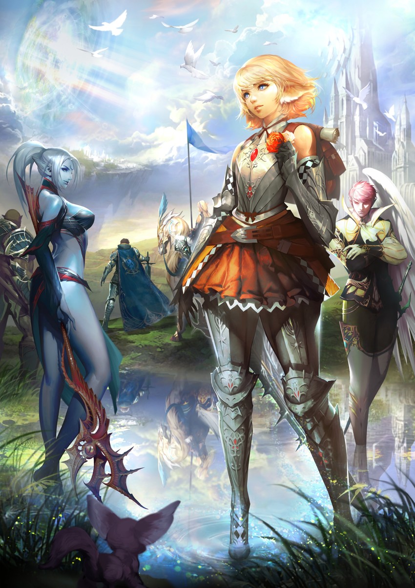 dark elf, elf, human, kamael, orc, and 1 more (lineage and 1 more)