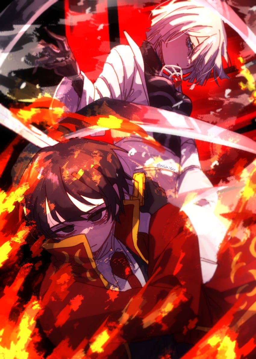 faust and yi sang (project moon and 1 more) drawn by pmchell_04