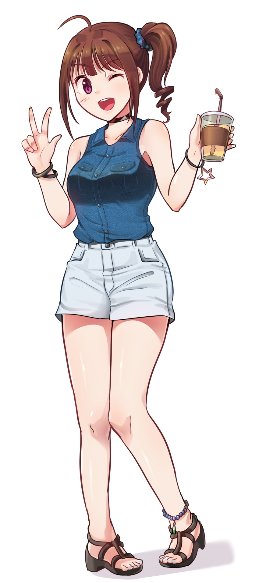 yokoyama nao (idolmaster and 1 more) drawn by kamille_(vcx68)