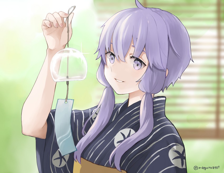yuzuki yukari (vocaloid and 1 more) drawn by binchou_maguro
