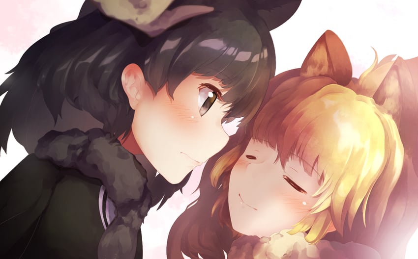 lion and moose (kemono friends) drawn by oren_(770len)