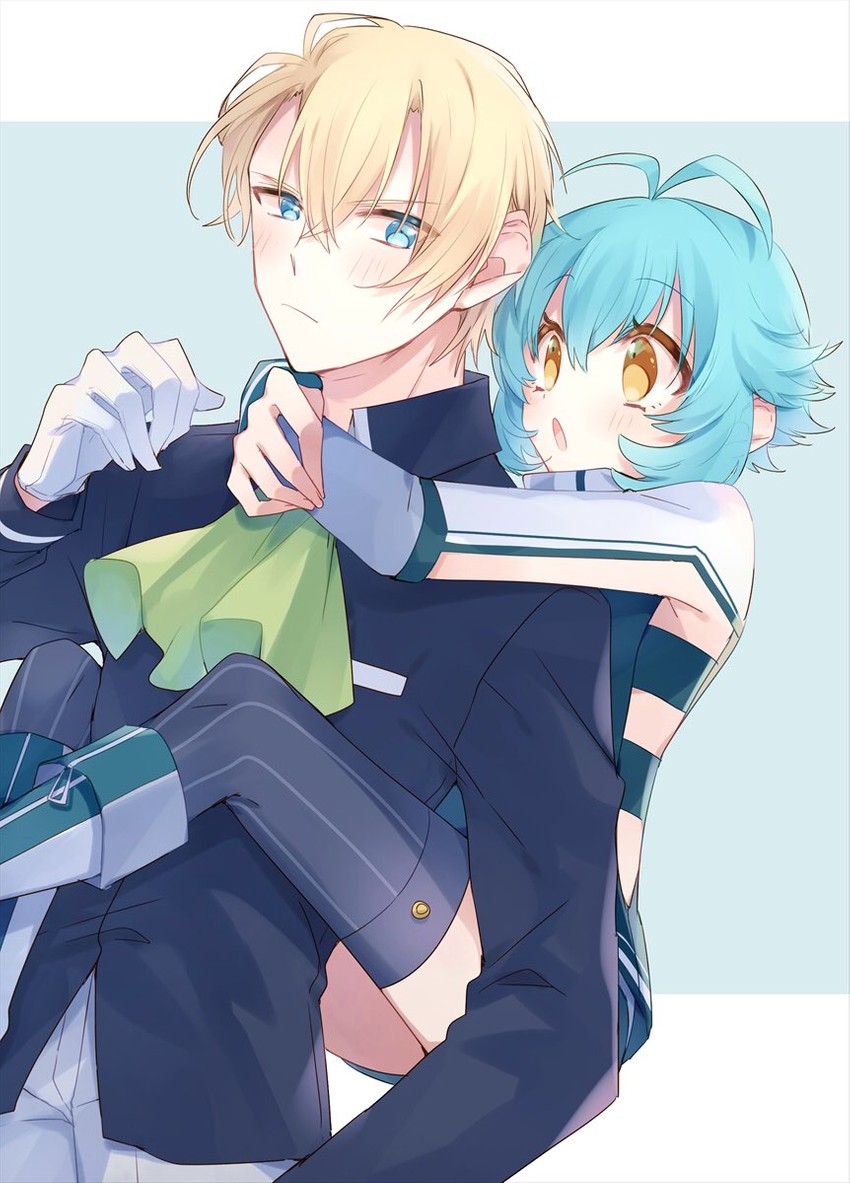 millium orion and jusis albarea (eiyuu densetsu and 2 more) drawn by sano_(merrymerry)