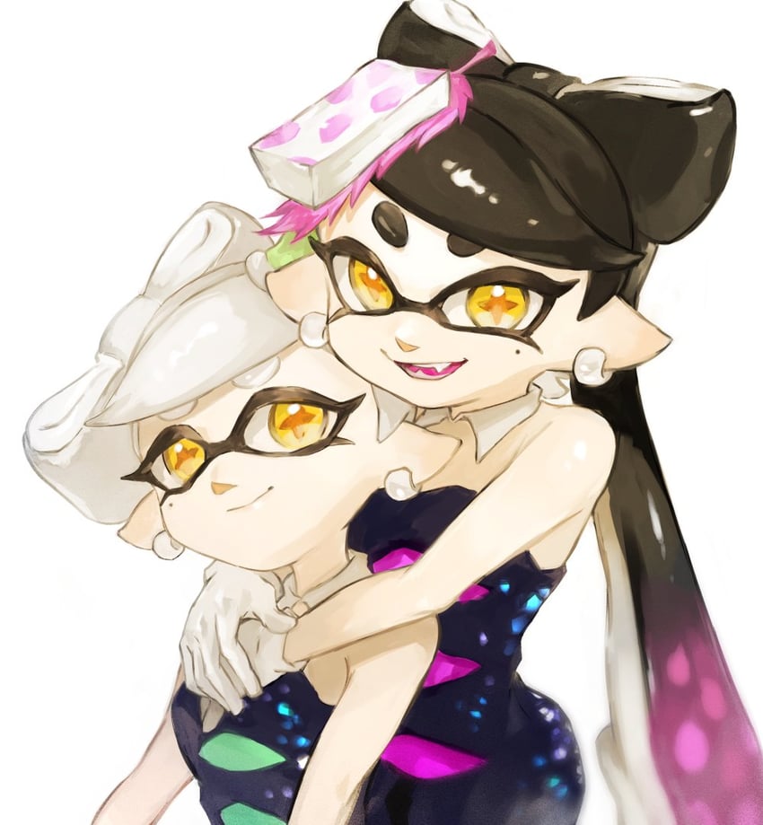 callie and marie (splatoon and 1 more) drawn by ga4me4