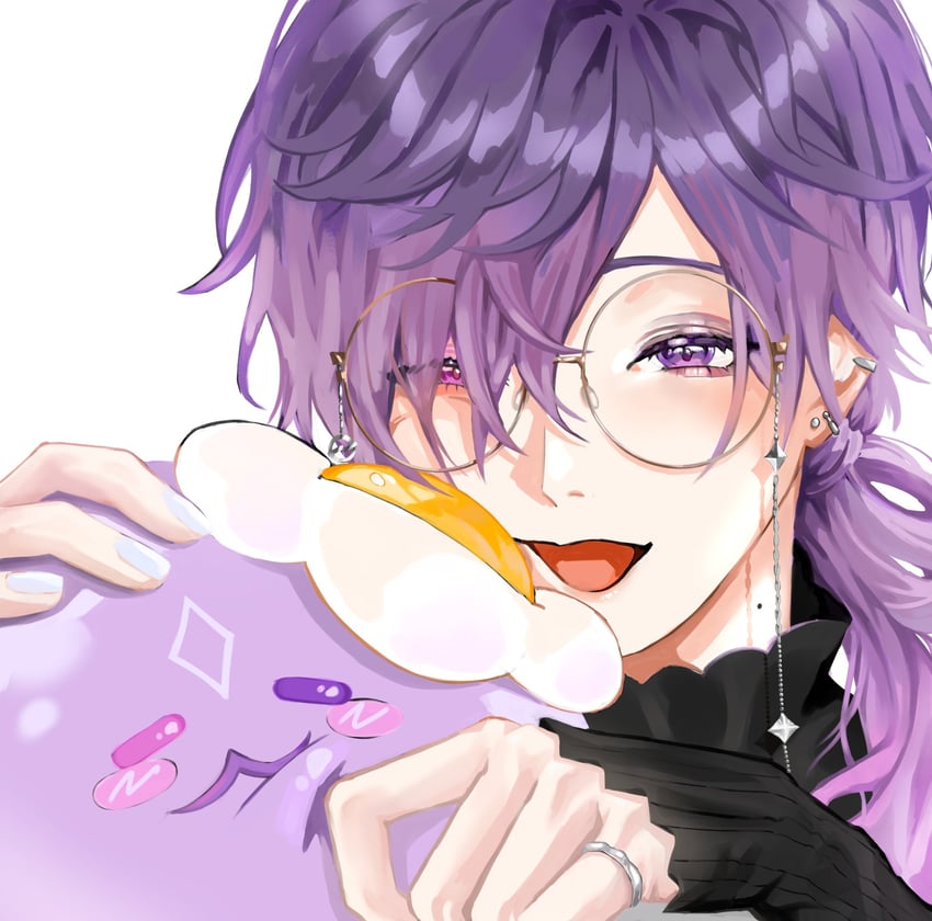 uki violeta and stargazer (nijisanji and 1 more) drawn by kkanan37