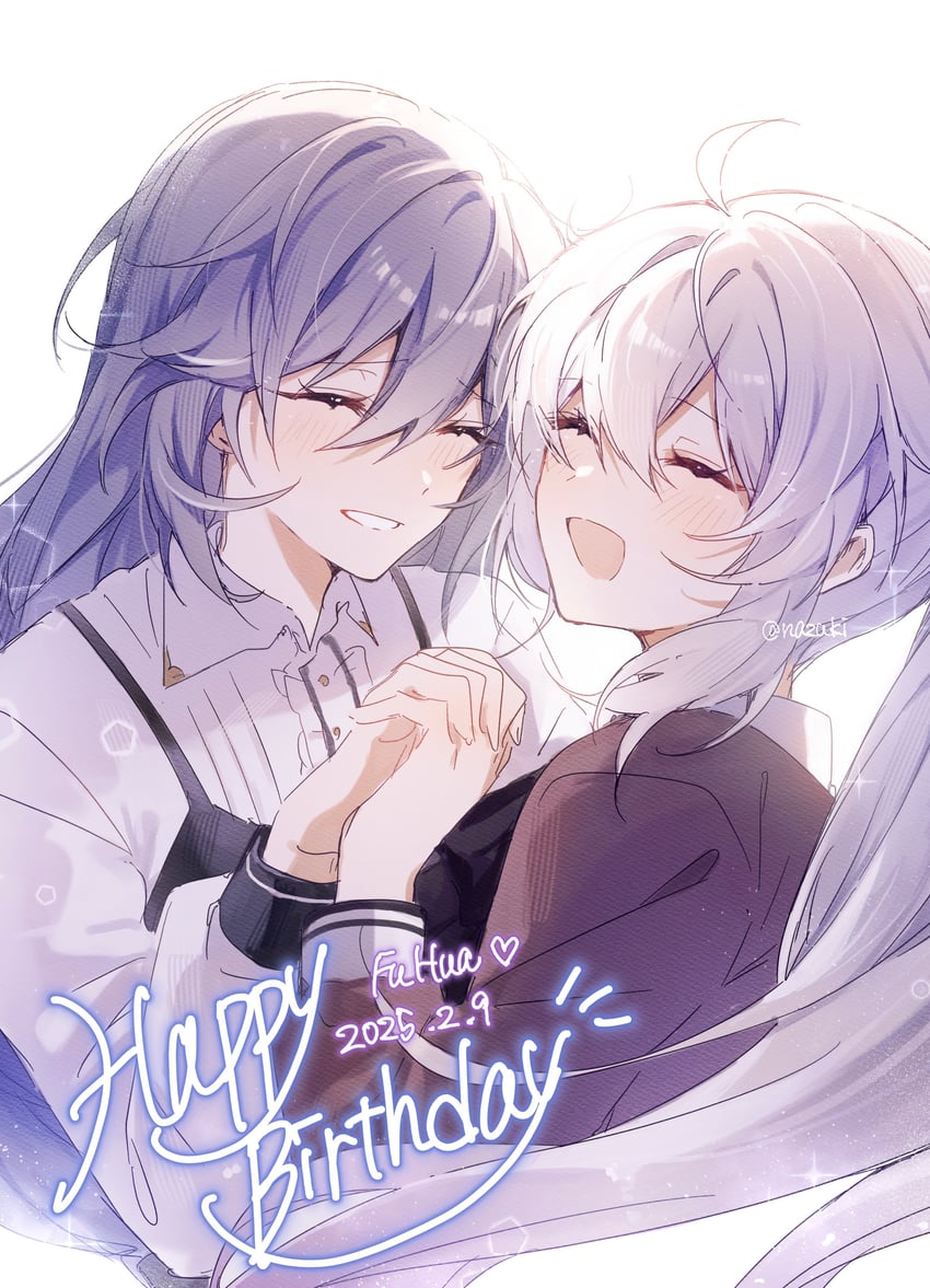 kiana kaslana and fu hua (honkai and 1 more) drawn by rino_ebe