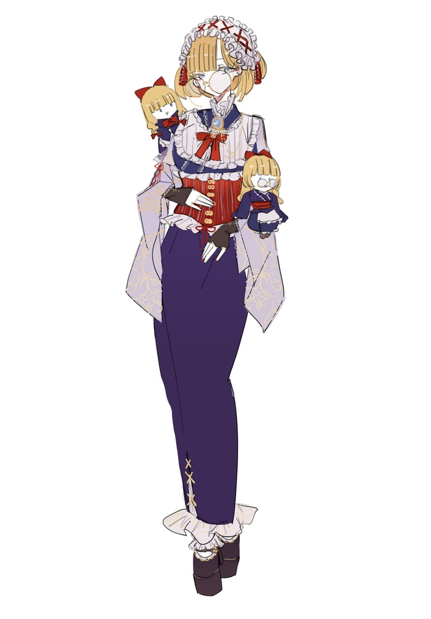 alice margatroid, shanghai doll, and hourai doll (touhou) drawn by zenritsu