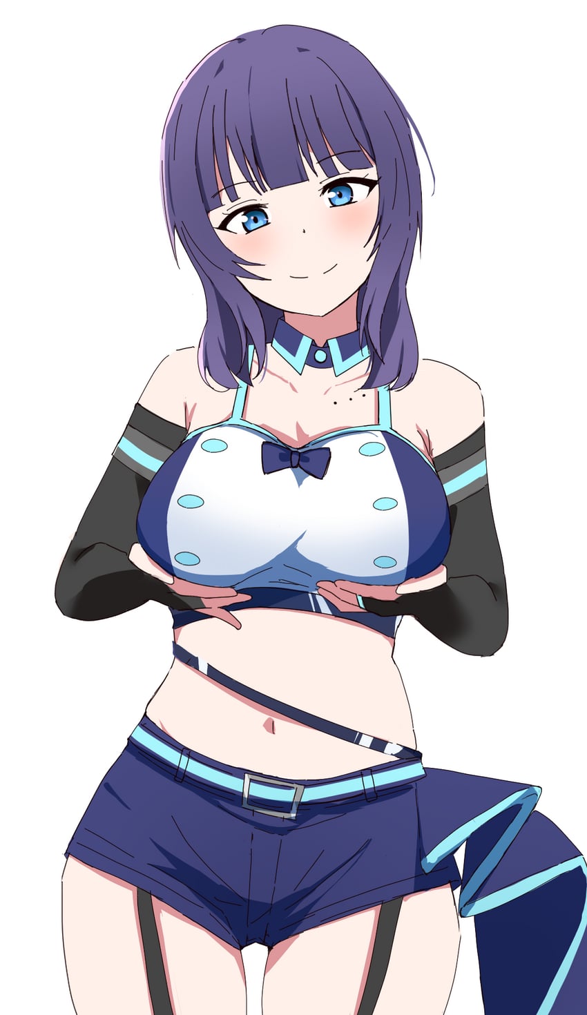 asaka karin (love live! and 1 more) drawn by haruno_riku