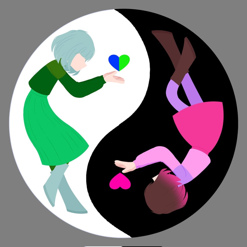 bete noire and amber lightvale (undertale and 1 more)