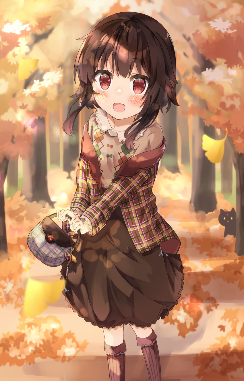 megumin and chomusuke (kono subarashii sekai ni shukufuku wo!) drawn by yuno_(suke_yuno)