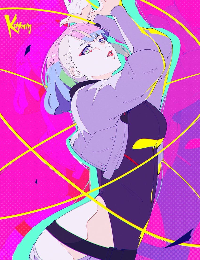 lucy (cyberpunk and 1 more) drawn by koyorin