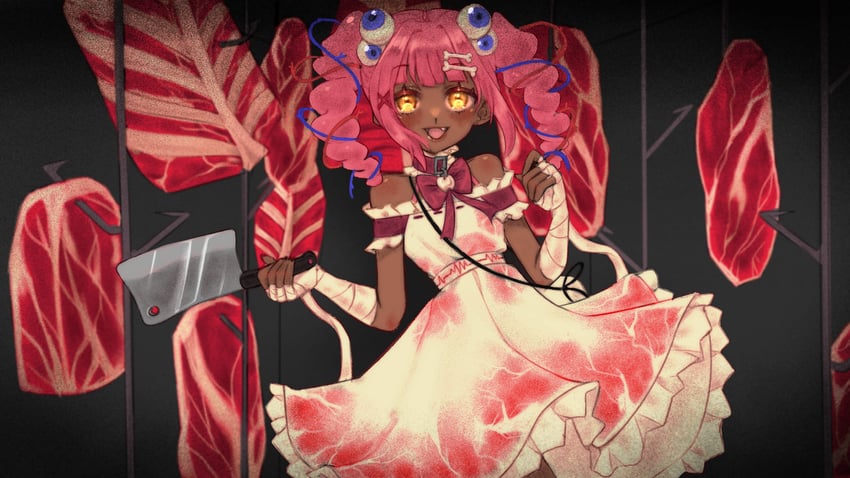 meaty-chan (utau) drawn by pinsterwglasses