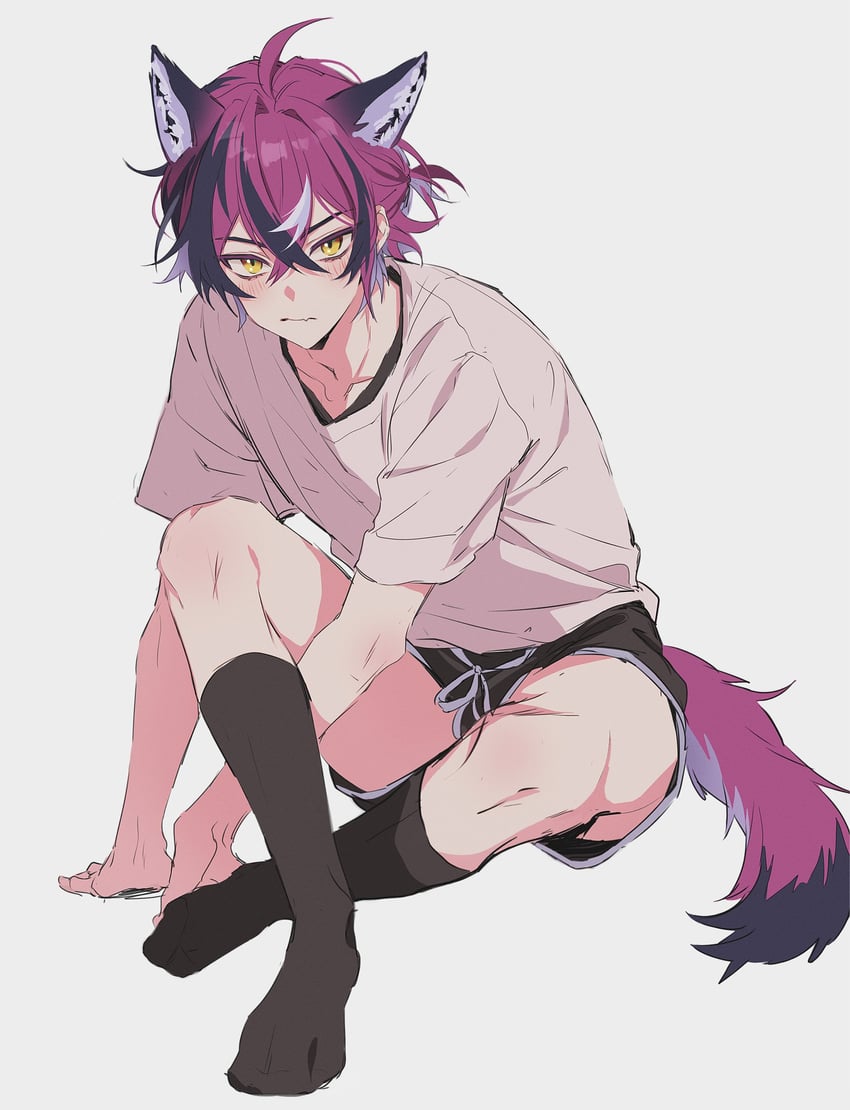 doppio dropscythe (nijisanji and 1 more) drawn by owo_renren