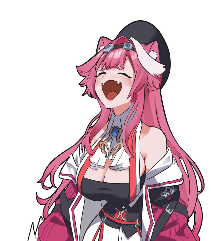 raora panthera (hololive and 1 more) drawn by daaku_(koizumi_arata)