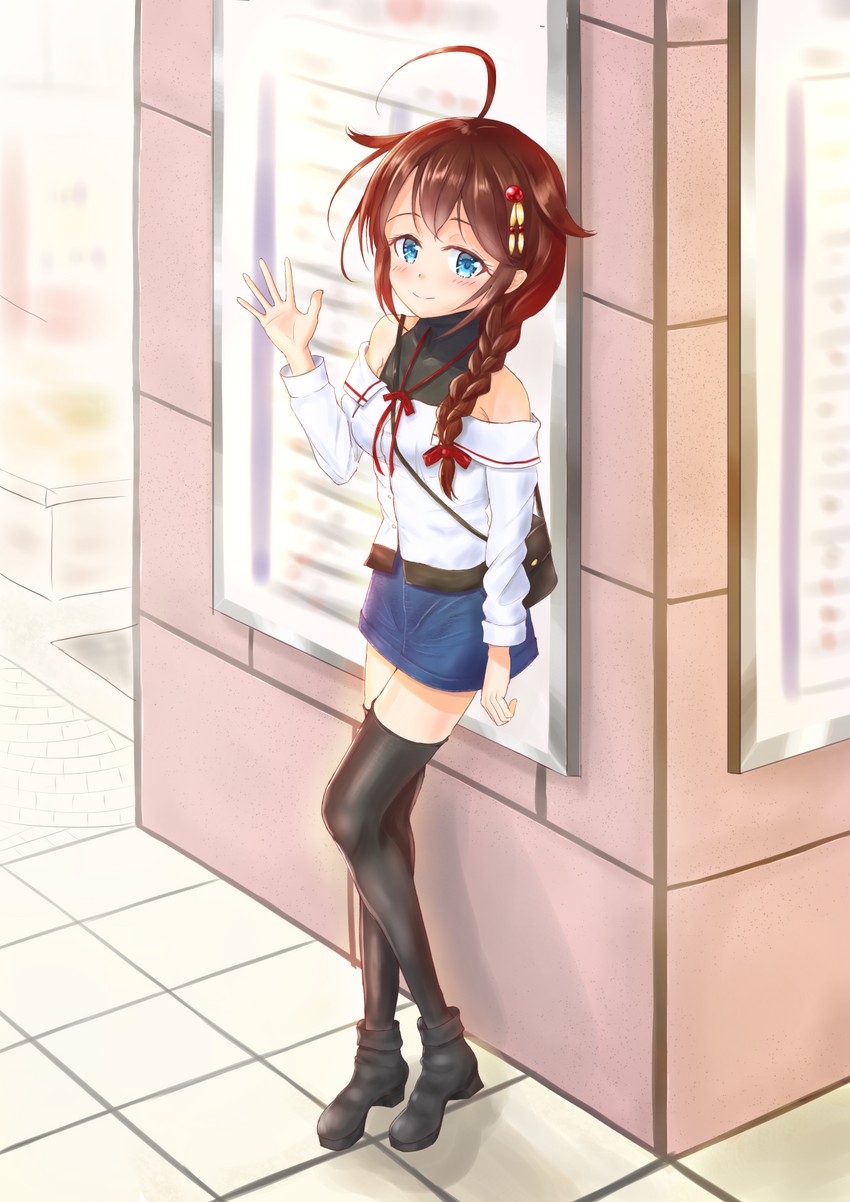 shigure and shigure kai ni (kantai collection) drawn by aomi_one