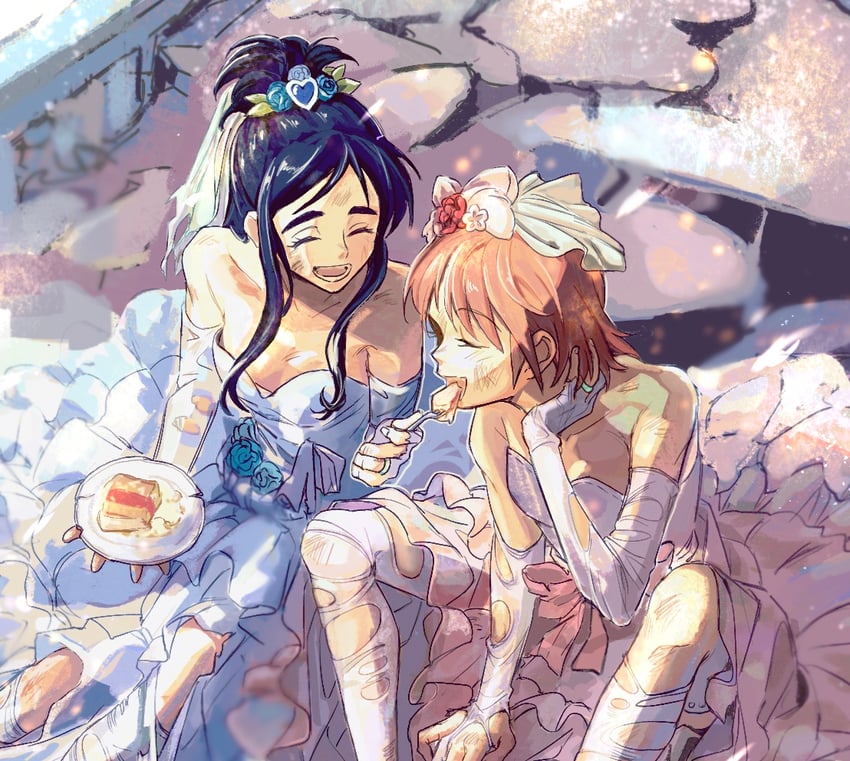 misumi nagisa and yukishiro honoka (precure and 1 more) drawn by koyomania