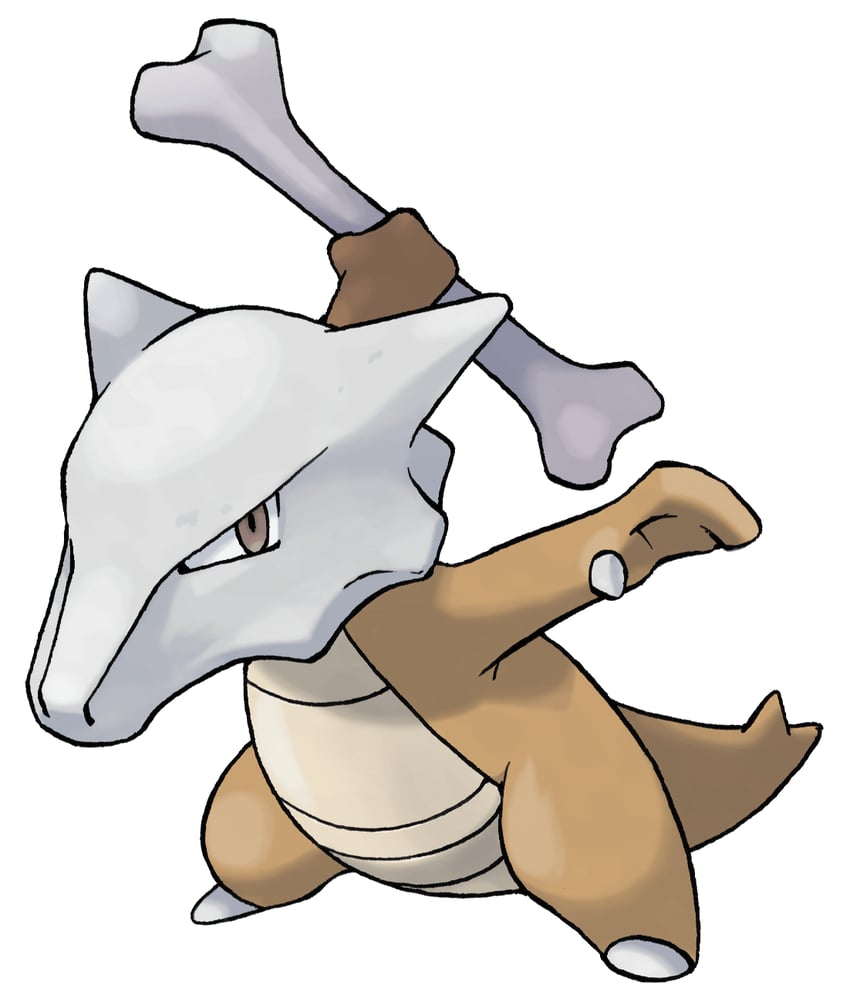 marowak (pokemon and 1 more) drawn by sugimori_ken