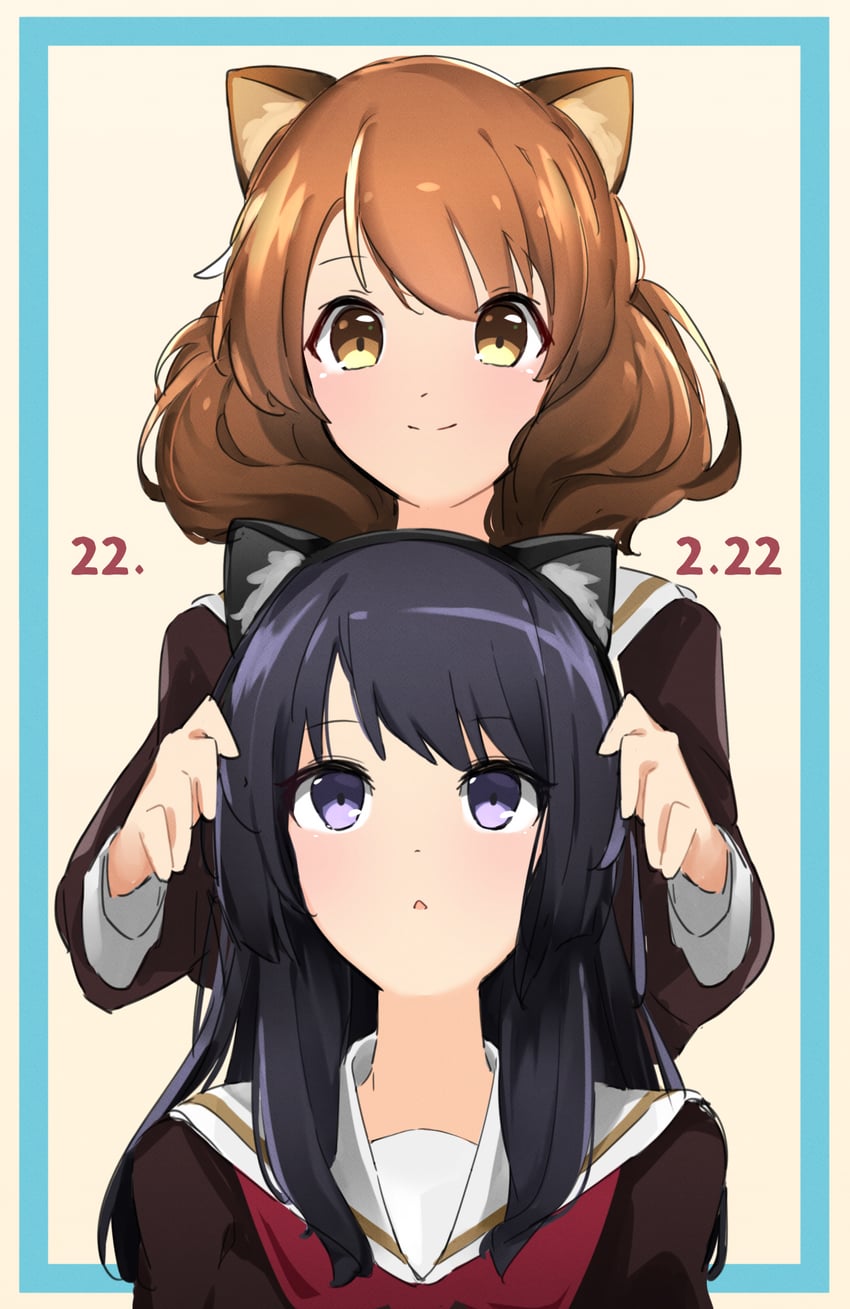 oumae kumiko and kousaka reina (hibike! euphonium) drawn by guchikawa_(kimagurep)