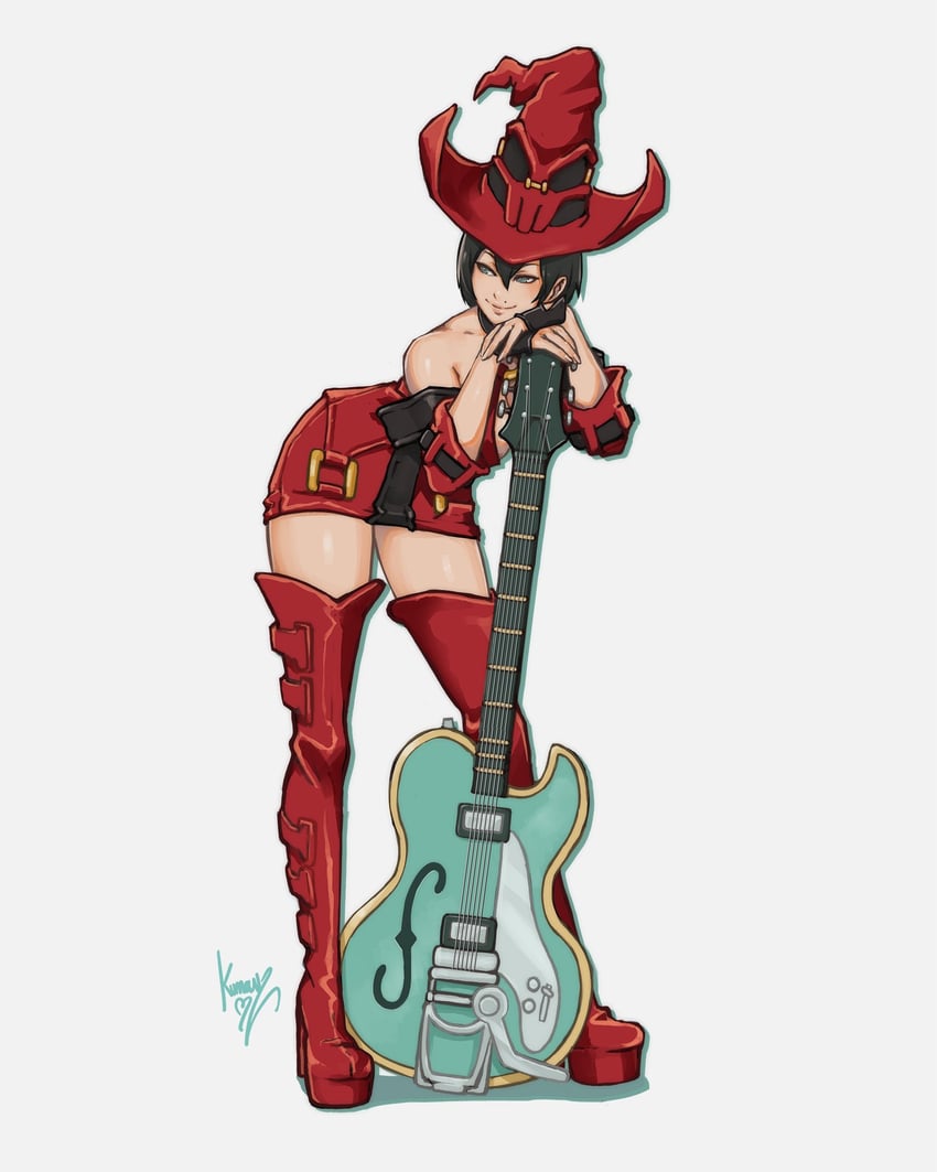 i-no (guilty gear and 1 more) drawn by kumanz