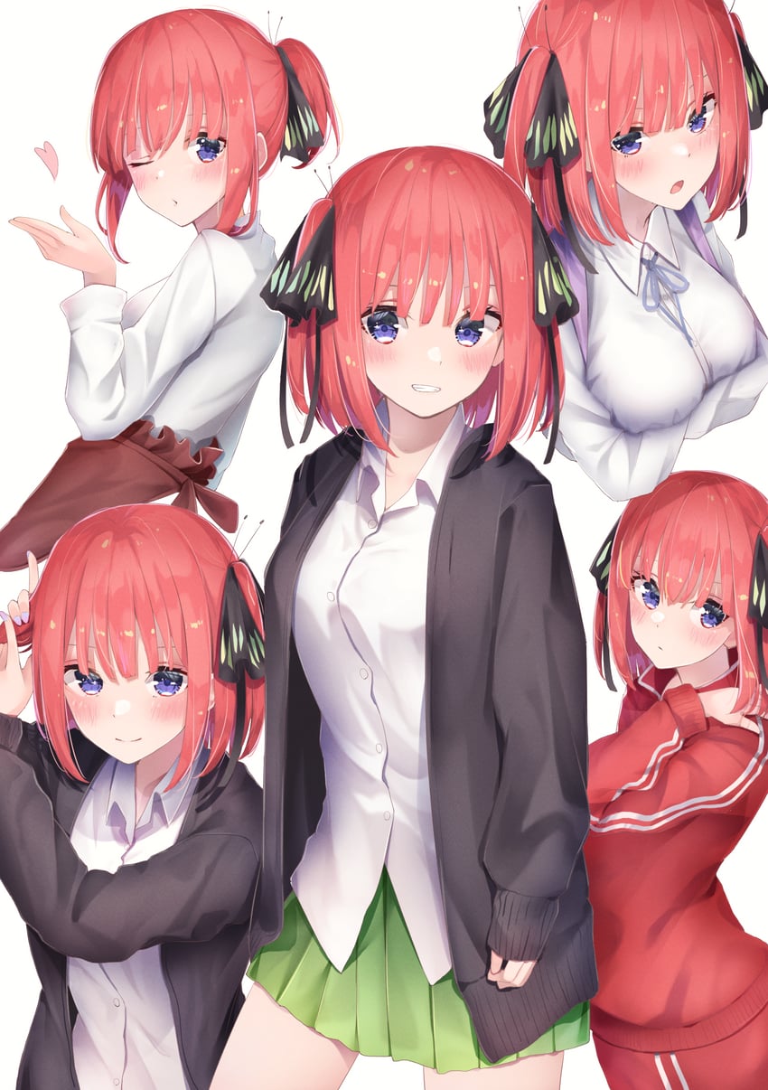 nakano nino (go-toubun no hanayome) drawn by yuunamida_uyu