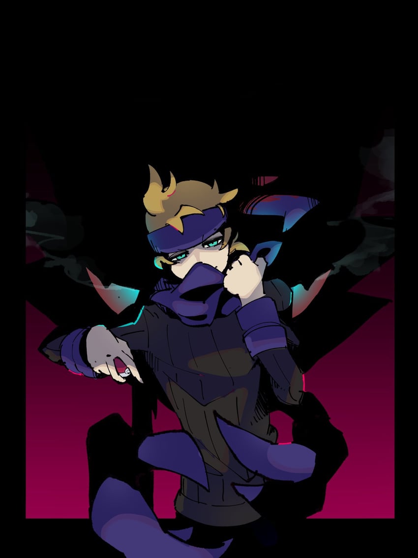 morty (pokemon and 1 more) drawn by bagutyu