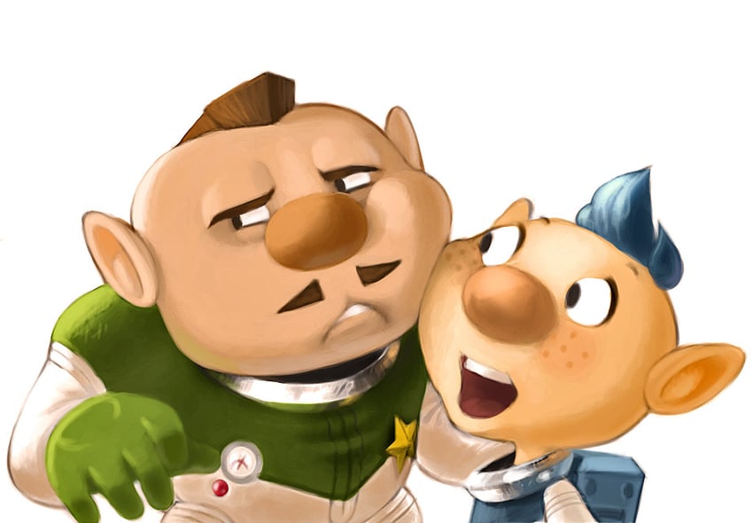 alph and charlie (pikmin and 1 more) drawn by turkeybastingextraordinaire