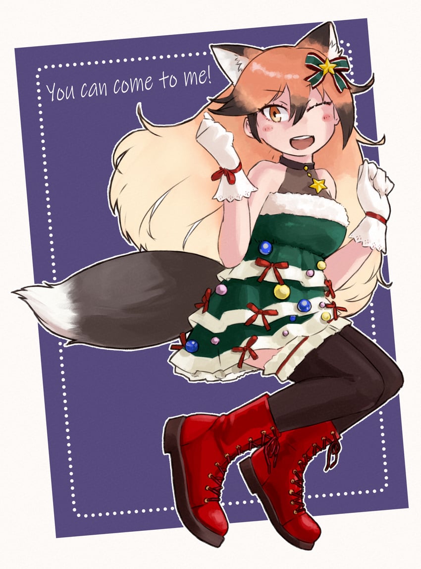 red fox (kemono friends and 1 more) drawn by toriny