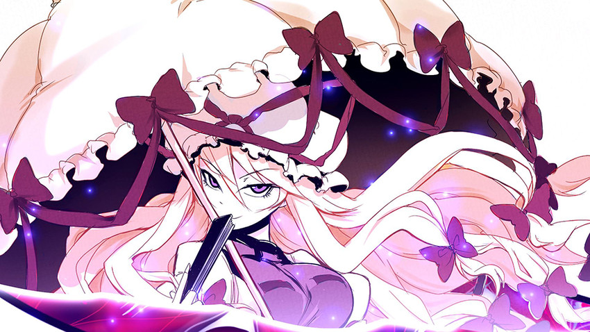 yakumo yukari (touhou) drawn by joyfull_(terrace)