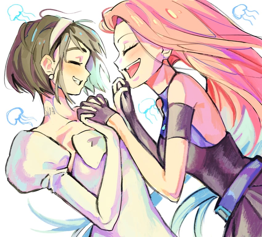 sua and mizi (alien stage) drawn by sunnyirry