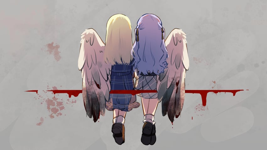 togawa sakiko and wakaba mutsumi (bang dream! and 1 more) drawn by lierenfelon