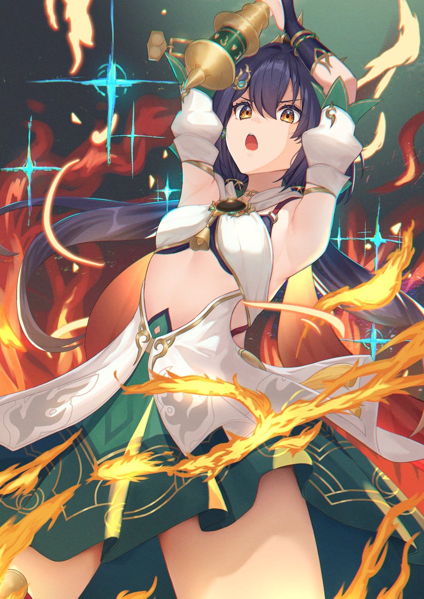 yunli (honkai and 1 more) drawn by daily_(daily178900)
