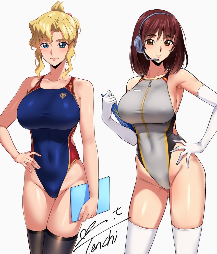 noel anderson and jane conty (gundam and 1 more) drawn by yoo_tenchi