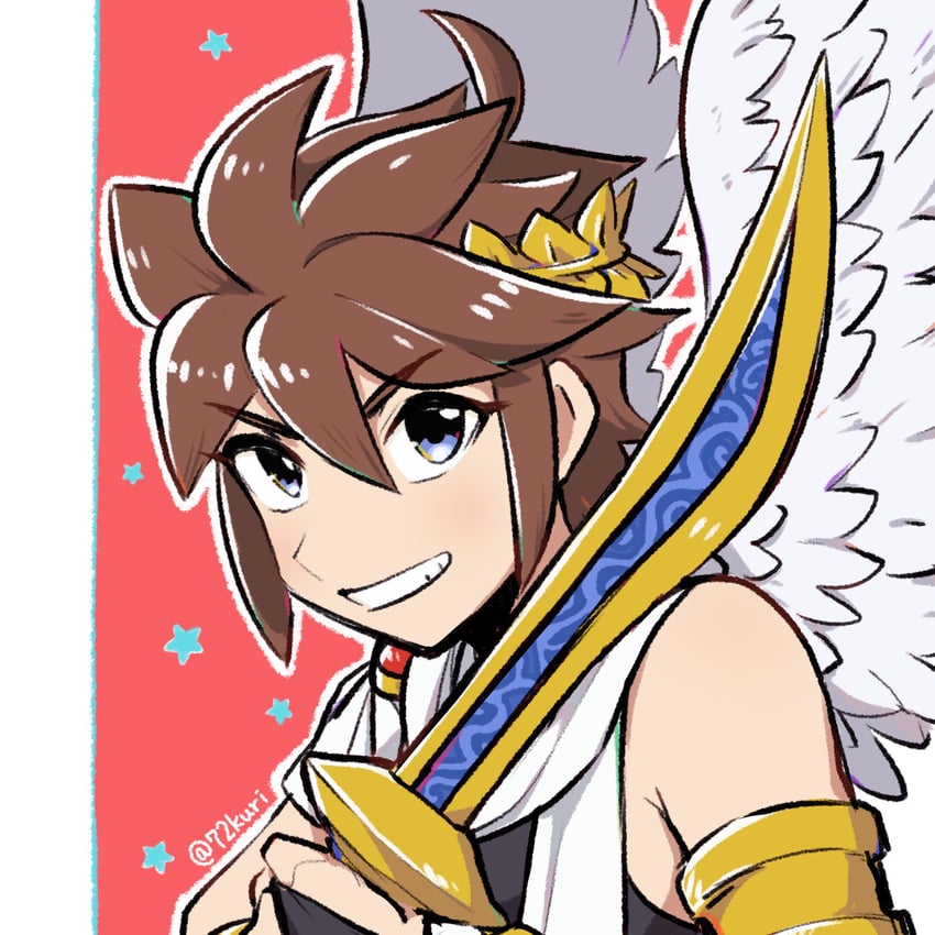 pit (kid icarus and 1 more) drawn by 72kuri