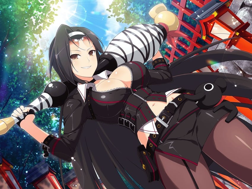 jasmine (senran kagura and 2 more) drawn by yaegashi_nan