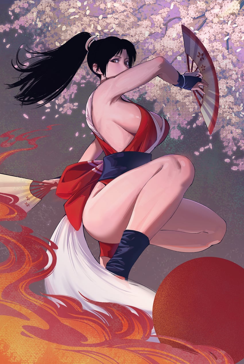 shiranui mai (street fighter and 3 more) drawn by bbbaozi