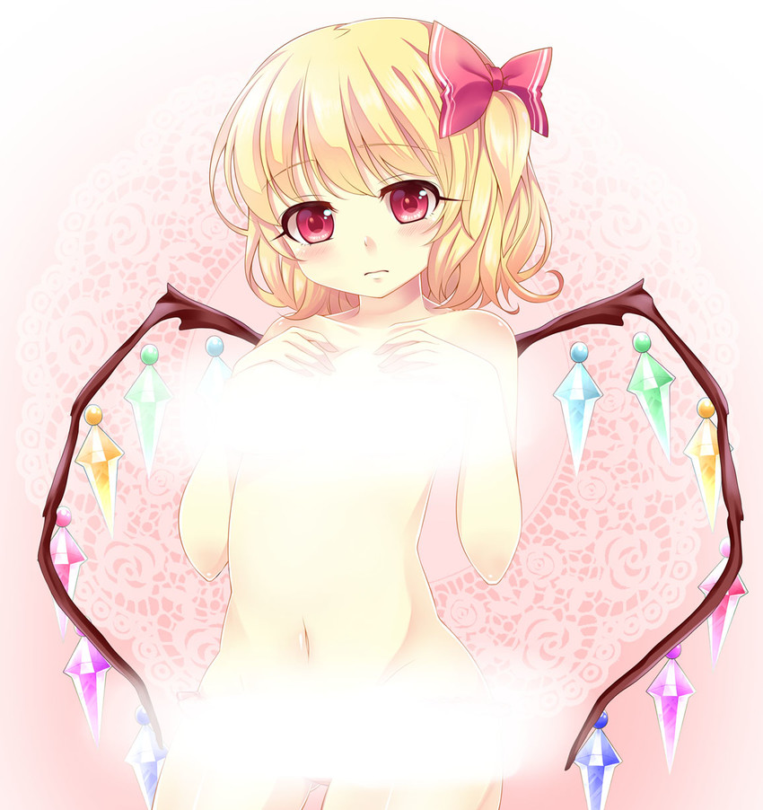 flandre scarlet (touhou) drawn by haruki_(colorful_macaron)