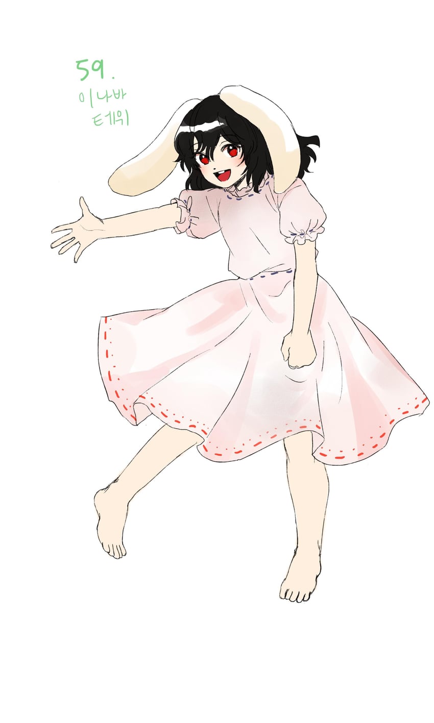 inaba tewi (touhou and 1 more) drawn by kuya_(hey36253625)