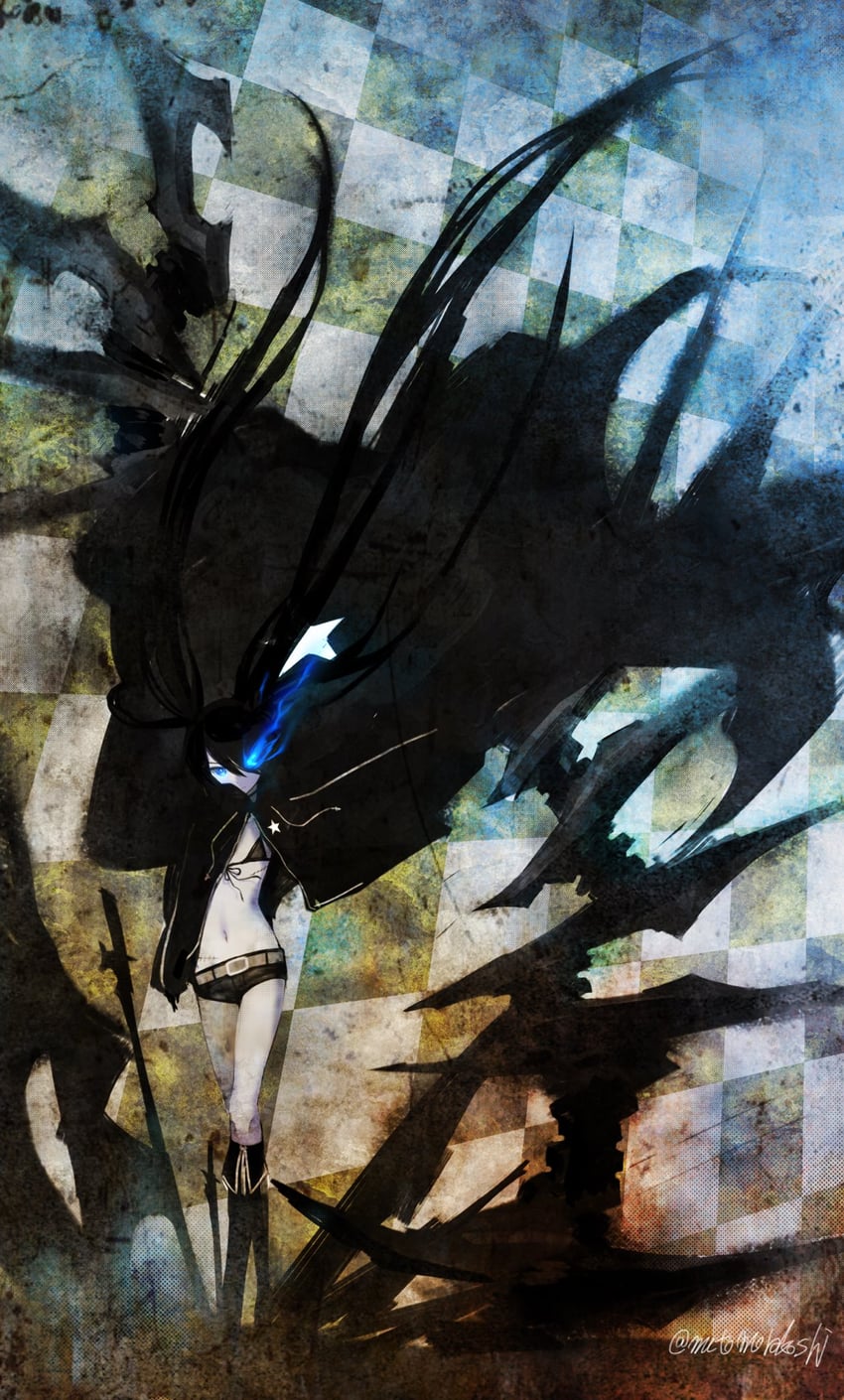 black rock shooter (black rock shooter) drawn by mutomorokoshi