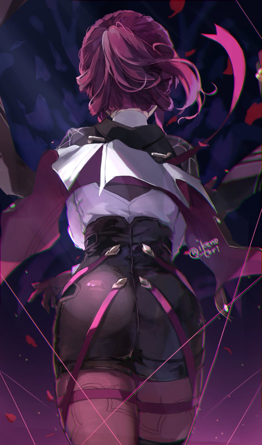 kafka (honkai and 1 more) drawn by ikenotori