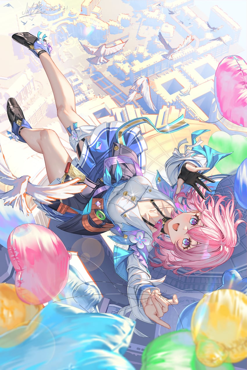 march 7th (honkai and 1 more) drawn by al_guang