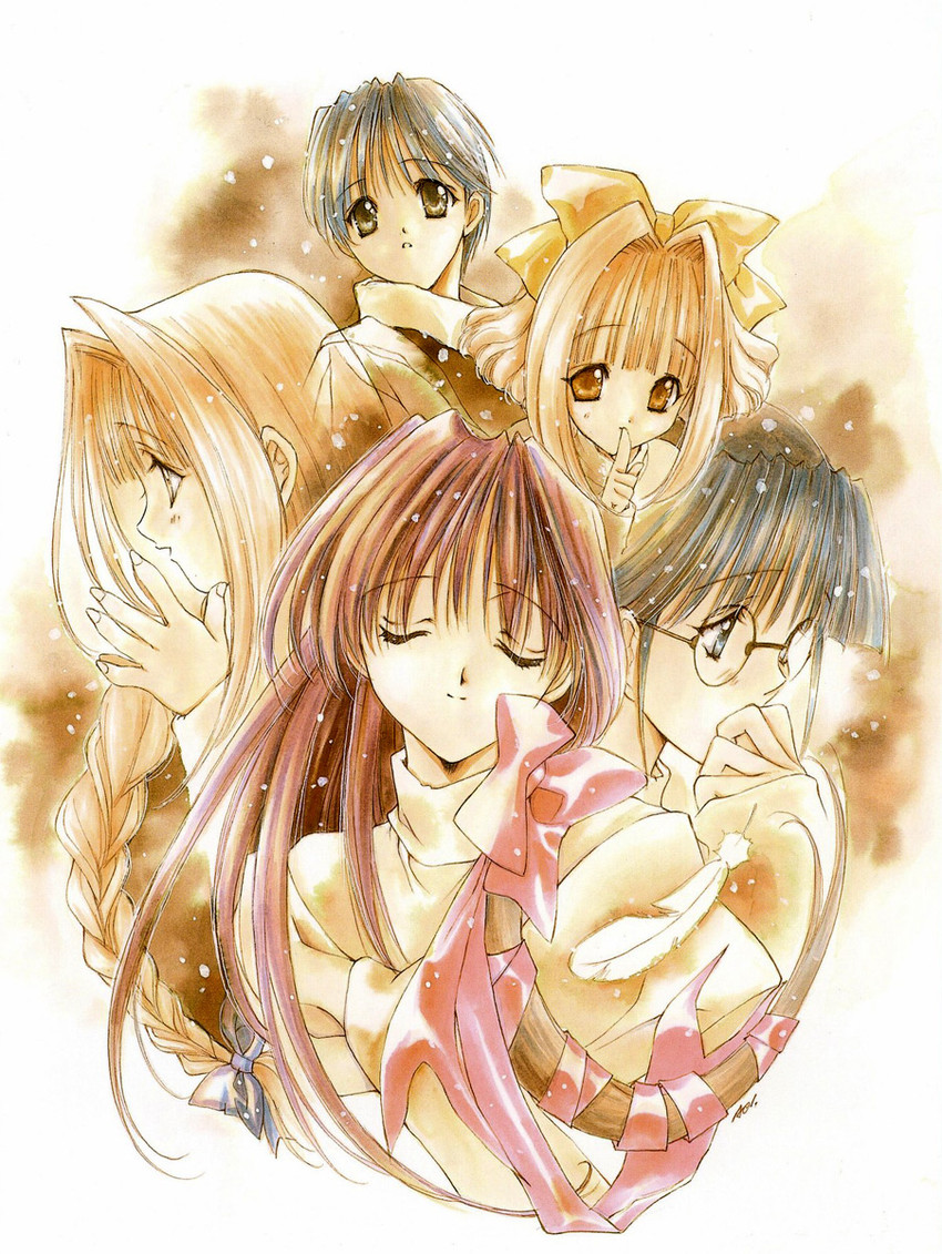 tachibana urara, teramoto tanpopo, ouse chinami, kusunoki hatsumi, and kurimoto yukina (angel flavor and 1 more) drawn by nanase_aoi