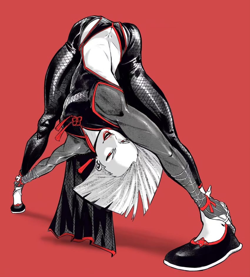 a.k.i. (street fighter and 1 more) drawn by xamurai