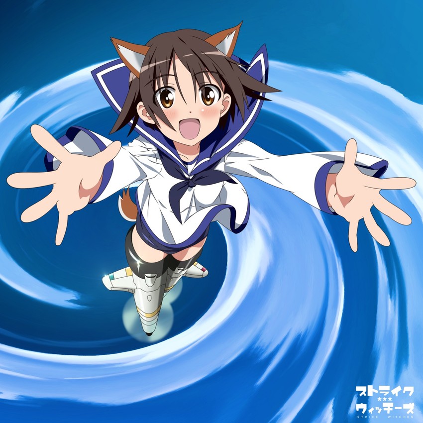 miyafuji yoshika (world witches series and 1 more) drawn by rindou_(awoshakushi)
