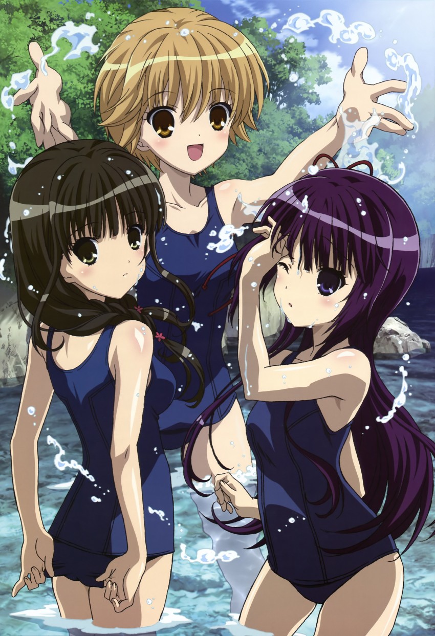 kushinada nemuru, tsumuhana isuzu, and asagiri kaname (nyantype and 1 more) drawn by watanabe_atsuko