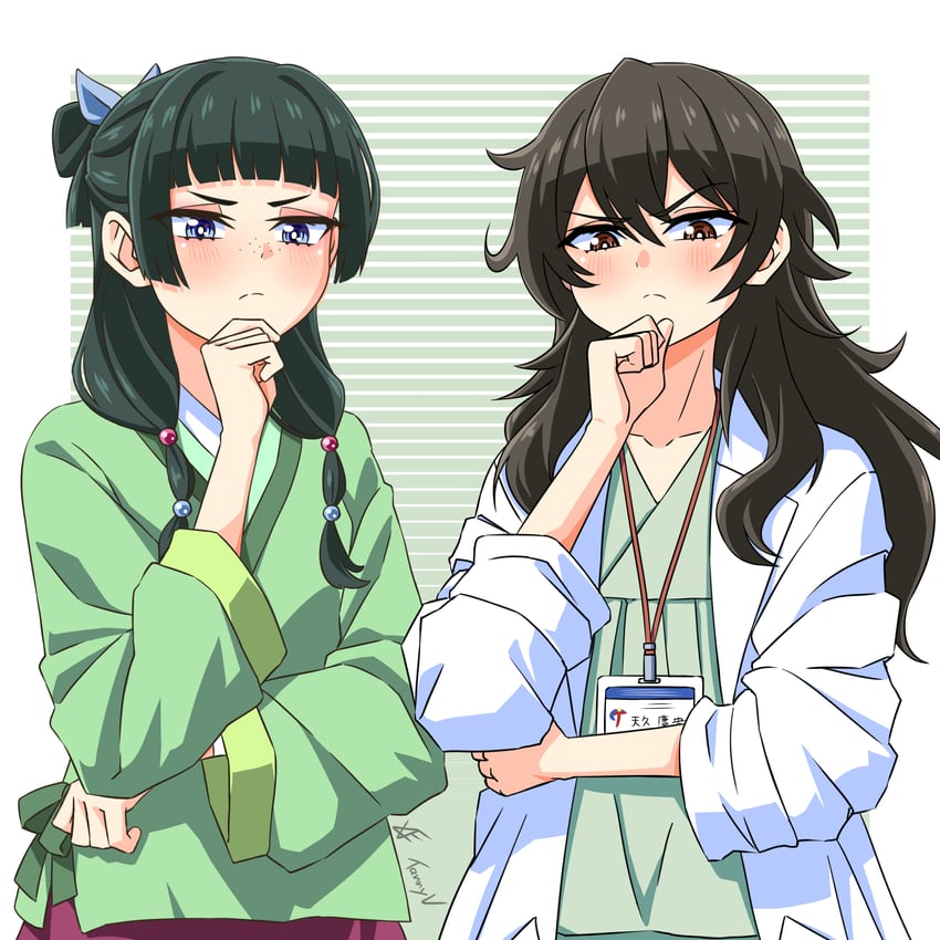 maomao and ameku takao (kusuriya no hitorigoto and 1 more) drawn by tanny_v