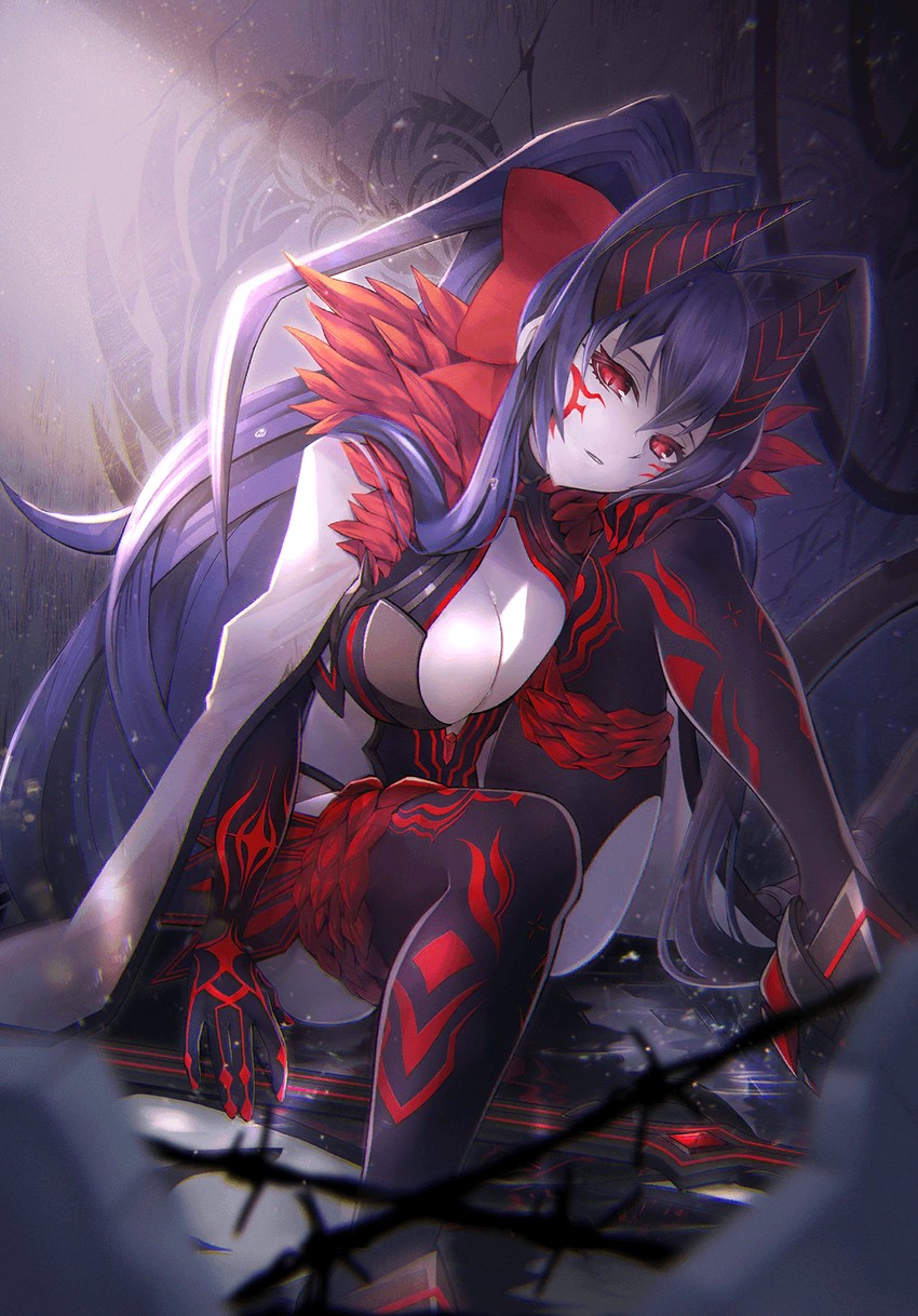 mai natsume and another dark mai (blazblue and 1 more)