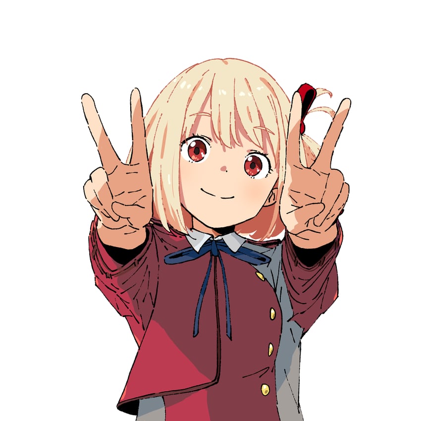 nishikigi chisato (lycoris recoil) drawn by misskiwi