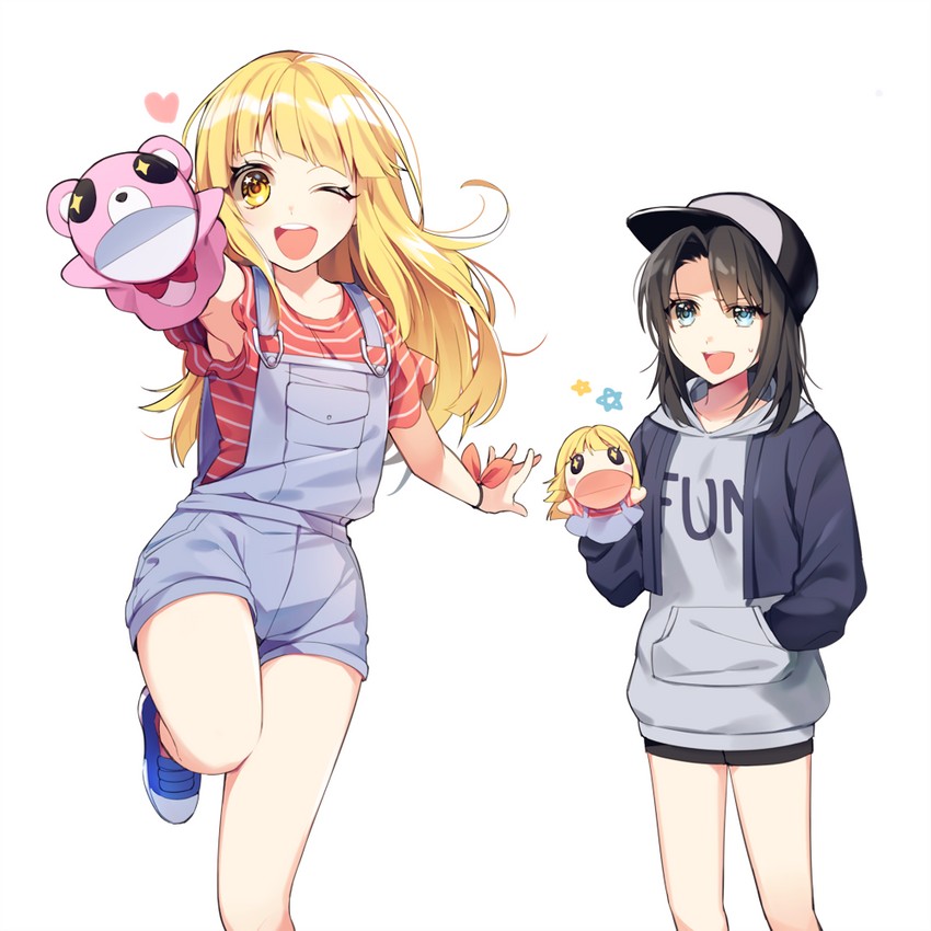 tsurumaki kokoro, okusawa misaki, and michelle (bang dream!) drawn by minori_(faddy)