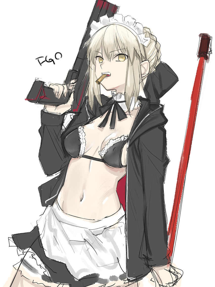 artoria pendragon and saber alter (fate and 1 more) drawn by tetsu_(kimuchi)