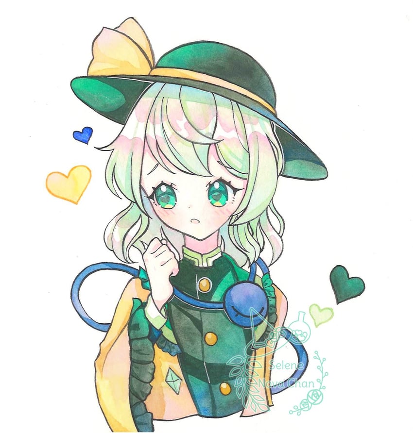 komeiji koishi (touhou) drawn by selenenovachan