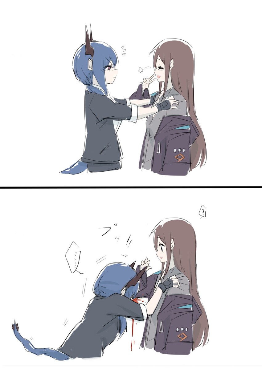 doctor, ch'en, and female doctor (arknights) drawn by nejikyuu
